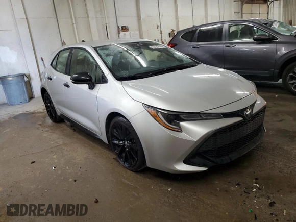 2022 Toyota Corolla SE with VIN JTND4MBE4N3169638, listed as a Copart auction lot 50529505 with 76,633 mi miles and Salvage Title. Bid and sale history available at DreamBid. Image 4.