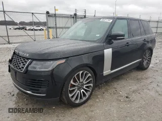 2018 Land Rover Range Rover with VIN SALGS2RE8JA395424, listed as a Copart auction lot 86321734 with 70,128 mi miles and Salvage title. Bid and sale history available at DreamBid. Image 1.