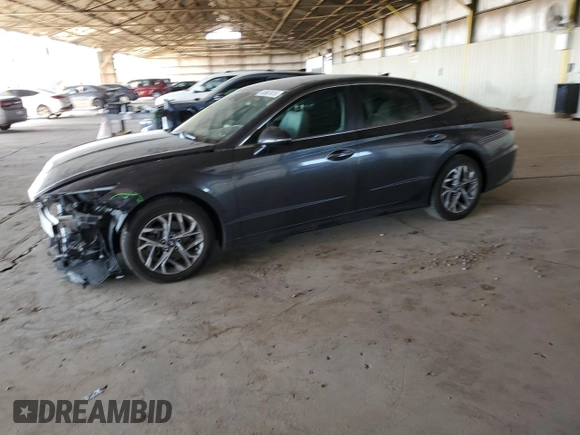 2020 Hyundai Sonata SEL z VIN 5NPEF4JA8LH041986, wystawiony jako Copart lot #54867415 z przebiegiem 46 872 mil mil oraz Szkoda całkowita • Salvage title. Historia ofert i sprzedaży dostępna na DreamBid. Obrazek 1.