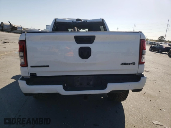 2024 Ram 1500 Big Horn with VIN 1C6SRFFTXRN211250, listed as a Copart auction lot 49993935 with 18,528 mi miles and Salvage title. Bid and sale history available at DreamBid. Image 6.
