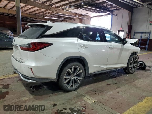 2020 Lexus RX 350L with VIN JTJHZKFA1L2025340, listed as a Copart auction lot 42150215 with 94,304 mi miles and Salvage title. Bid and sale history available at DreamBid. Image 3.