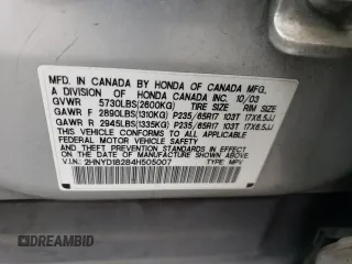 2004 Acura MDX with VIN 2HNYD18284H505007, listed as a Copart auction lot 45217895 with 14,254 mi miles and Salvage Title. Bid and sale history available at carsss.com. Image 13.