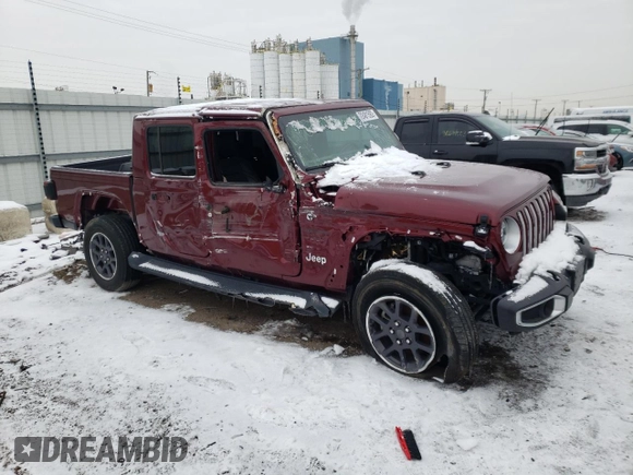 2021 Jeep Gladiator Overland с VIN 1C6HJTFGXML563056, выставлен на аукционе Copart как лот 72481592 с пробегом 12 315 миль миль и На запчасти • Non repairable. История ставок и продаж доступна на DreamBid. Изображение 4.