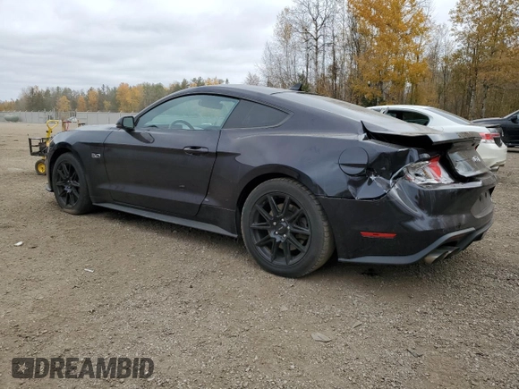 2022 Ford Mustang GT с VIN 1FA6P8CF0N5118652, выставлен на аукционе Copart как лот 75289414 с пробегом 38 077 миль миль и Списание • Salvage title. История ставок и продаж доступна на DreamBid. Изображение 2.