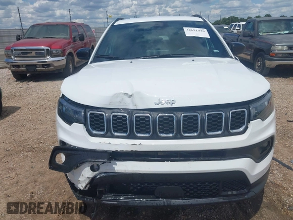 2024 Jeep Compass Latitude с VIN 3C4NJDBN9RT132757, выставлен на аукционе IAAI как лот 42691446 с пробегом 23 660 миль миль и . История ставок и продаж доступна на DreamBid. Изображение 12.