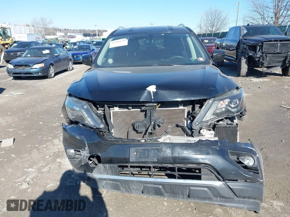 2017 Nissan Pathfinder SV with VIN 5N1DR2MM2HC693059, listed as a IAAI auction lot 41584629 with 112,379 mi miles. Bid and sale history available at carsss.com. Image 12.