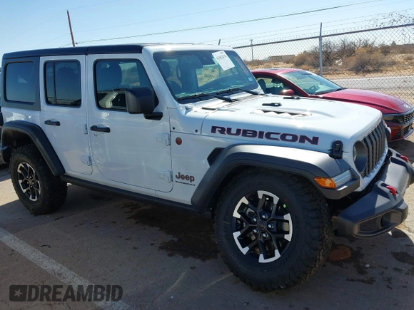 2025 Jeep Wrangler Rubicon with VIN 1C4PJXFN8SW527131, listed as a IAAI auction lot 41502676 with 1,051 mi miles and . Bid and sale history available at DreamBid. Image 13.