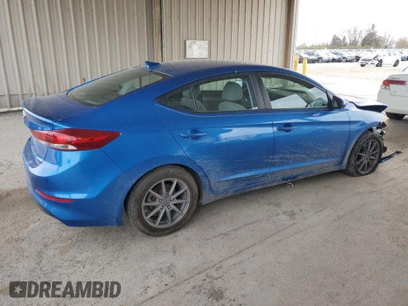 2018 Hyundai Elantra SEL with VIN 5NPD84LFXJH308525, listed as a Copart auction lot 52848645 with 96,191 mi miles and Salvage Title. Bid and sale history available at DreamBid. Image 3.