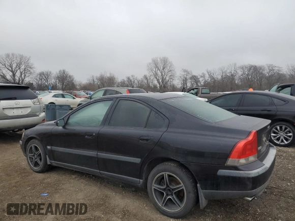 2004 Volvo S60 with VIN YV1RH59H142389189, listed as a Copart auction lot 43002135 with 161,744 mi miles and Salvage Title. Bid and sale history available at carsss.com. Image 2.