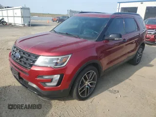 2016 Ford Explorer Sport with VIN 1FM5K8GT1GGC25930, listed as a Copart auction lot 54851565 with 125,691 mi miles and Non Repairable. Bid and sale history available at carsss.com. Image 1.