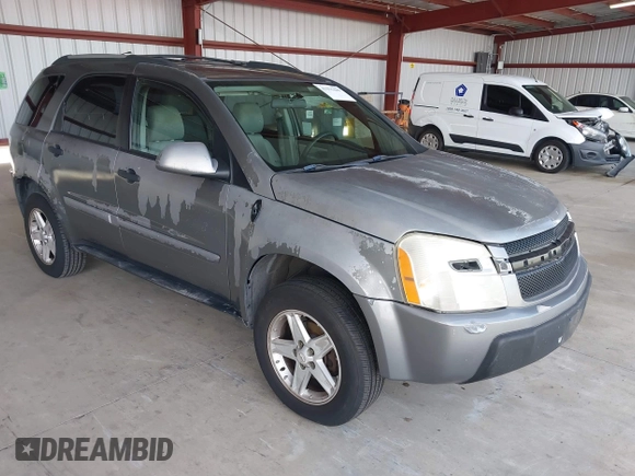 2005 Chevrolet Equinox LS with VIN 2CNDL13F056019513, listed as a IAAI auction lot 41575449 with 161,589 mi miles. Bid and sale history available at carsss.com. Image 1.