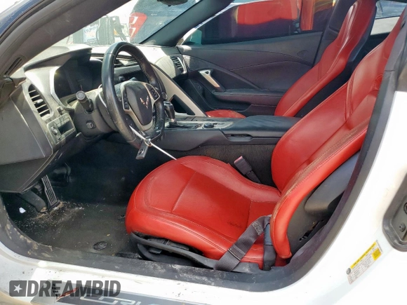 2017 Chevrolet Corvette 1LT with VIN 1G1YB2D74H5124019, listed as a Copart auction lot 61194775 with Not provided miles and Clean title. Bid and sale history available at DreamBid. Image 7.