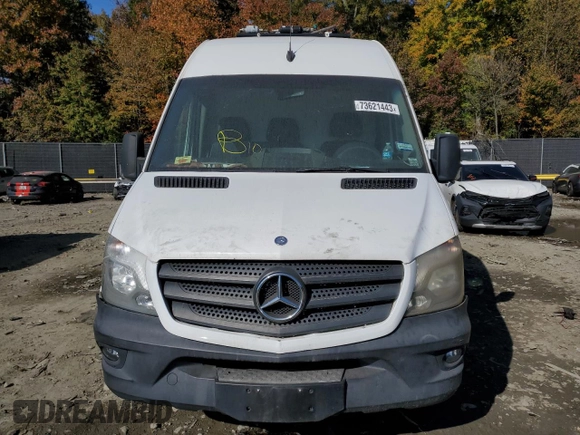 2015 Mercedes-Benz Sprinter with VIN WD3PF1CC0FP107780, listed as a Copart auction lot 73621443 with Not Provided miles and . Bid and sale history available at DreamBid. Image 5.