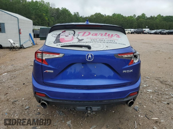 2021 Acura RDX w/A-Spec Package с VIN 5J8TC1H62ML012627, выставлен на аукционе Copart как лот 56976875 с пробегом 105 580 миль миль и Списание • Salvage title. История ставок и продаж доступна на DreamBid. Изображение 6.