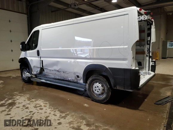 2023 Ram ProMaster Cargo with VIN 3C6LRVVG1PE565680, listed as a Copart auction lot 88541065 with 17,598 mi miles and Salvage Title. Bid and sale history available at DreamBid. Image 2.