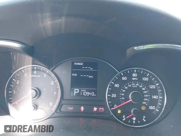 2015 Kia Forte LX with VIN KNAFK4A64F5361917, listed as a IAAI auction lot 42002697 with 110,943 mi miles. Bid and sale history available at carsss.com. Image 7.