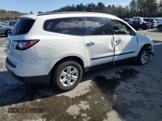 2017 Chevrolet Traverse LS with VIN 1GNKRFED4HJ101603, listed as a Copart auction lot 45803065 with 138,402 mi miles and Salvage title. Bid and sale history available at DreamBid. Image 3.