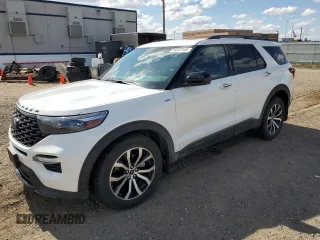 2022 Ford Explorer ST-Line z VIN 1FMSK8KH7NGC46865, wystawiony jako Copart lot #54337545 z przebiegiem 50 417 mil mil oraz Szkoda całkowita • Salvage title. Historia ofert i sprzedaży dostępna na DreamBid. Obrazek 1.