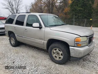 2004 GMC Yukon SLE with VIN 1GKEK13V14J136414, listed as a Copart auction lot 77021464 with 262,143 mi miles and Salvage Title. Bid and sale history available at carsss.com. Image 4.