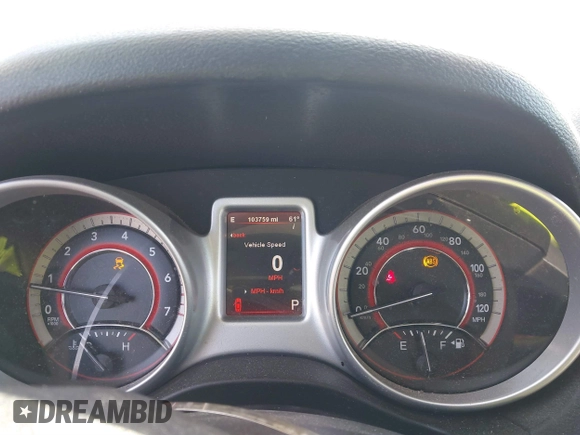 2012 Dodge Journey Crew with VIN 3C4PDCDG3CT353612, listed as a IAAI auction lot 41795358 with 103,759 mi miles and . Bid and sale history available at DreamBid. Image 7.
