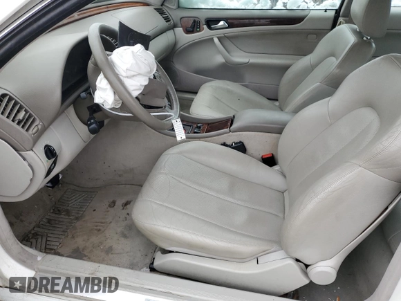 2002 Mercedes-Benz CLK 320/430 with VIN WDBLJ65G82T126125, listed as a Copart auction lot 44887835 with Not Provided miles and Salvage Title. Bid and sale history available at DreamBid. Image 7.