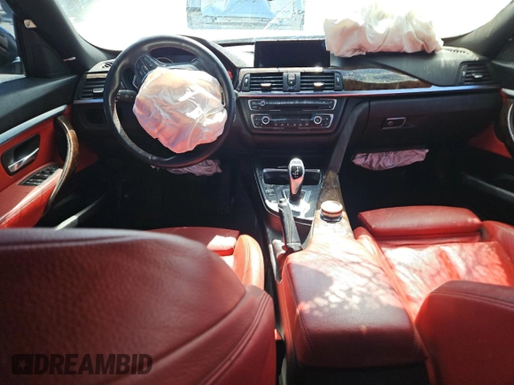 2015 BMW 3 Series GT 328i Gran Turismo xDrive with VIN WBA3X5C50FD560628, listed as a Copart auction lot 52111655 with Not Provided miles and Salvage Title. Bid and sale history available at DreamBid. Image 8.