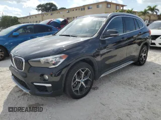 2019 BMW X1 xDrive28i with VIN WBXHT3C55K5L90055, listed as a Copart auction lot 47262905 with 88,442 mi miles and Salvage Title. Bid and sale history available at carsss.com. Image 1.