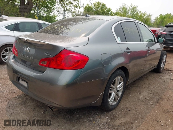 2012 Infiniti G25 x z VIN JN1DV6AR1CM731376, wystawiony jako IAAI lot #42388315 z przebiegiem 165 225 mil mil oraz . Historia ofert i sprzedaży dostępna na DreamBid. Obrazek 4.