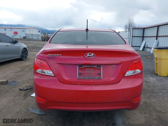 2017 Hyundai Accent SE with VIN KMHCT4AE5HU349418, listed as a IAAI auction lot 41819609 with 112,500 mi miles. Bid and sale history available at carsss.com. Image 16.
