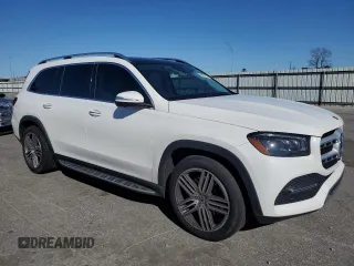 2020 Mercedes-Benz GLS 450 with VIN 4JGFF5KE9LA172844, listed as a Copart auction lot 46453914 with 87,364 mi miles and . Bid and sale history available at DreamBid. Image 4.