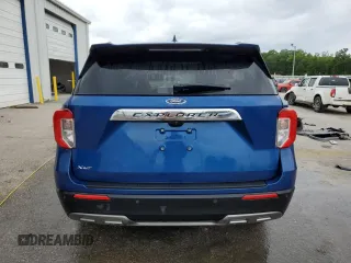 2022 Ford Explorer XLT with VIN 1FMSK7DH7NGC02324, listed as a Copart auction lot 55757885 with 19,078 mi miles and Salvage title. Bid and sale history available at DreamBid. Image 6.