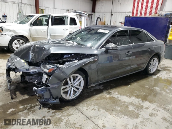 2020 Audi A4 Premium Plus with VIN WAUENAF46LN008471, listed as a Copart auction lot 45737095 with 81,183 mi miles and Salvage title. Bid and sale history available at DreamBid. Image 1.