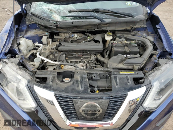 2017 Nissan Rogue SV with VIN KNMAT2MV2HP611891, listed as a Copart auction lot 49601005 with 64,505 mi miles and Salvage Title. Bid and sale history available at carsss.com. Image 14.