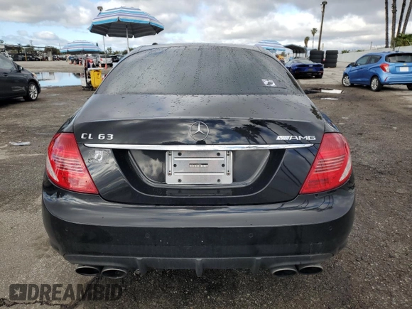 2008 Mercedes-Benz CL-Class V8 AMG with VIN WDDEJ77X78A008087, listed as a Copart auction lot 48057265 with 53,742 mi miles and Salvage Title. Bid and sale history available at carsss.com. Image 6.