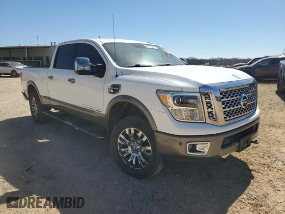 2016 Nissan Titan SL z VIN 1N6BA1F44GN514112, wystawiony jako Copart lot #48790075 z przebiegiem Nie podano mil oraz Szkoda całkowita • Salvage title. Historia ofert i sprzedaży dostępna na DreamBid. Obrazek 4.