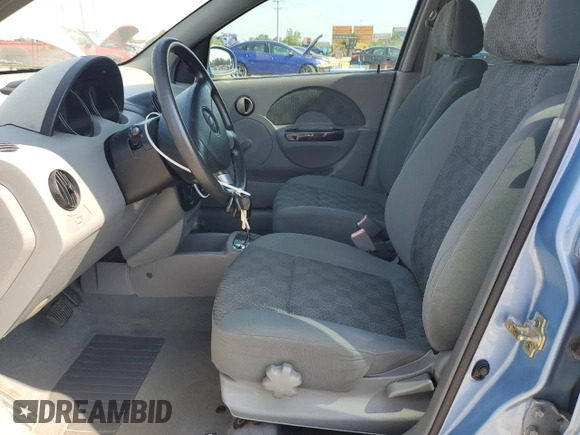 2005 Chevrolet Aveo LS with VIN KL1TD62675B296286, listed as a Copart auction lot 60978265 with 71,308 mi miles and Clean title. Bid and sale history available at DreamBid. Image 7.