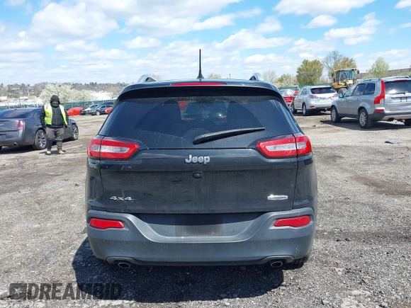 2014 Jeep Cherokee Latitude with VIN 1C4PJMCS8EW257959, listed as a IAAI auction lot 41987529 with 124,749 mi miles. Bid and sale history available at carsss.com. Image 17.