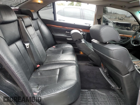 2001 BMW 7 Series 740iL with VIN WBAGH83471DP29656, listed as a Copart auction lot 49948115 with 0 mi miles and Salvage Title. Bid and sale history available at carsss.com. Image 10.