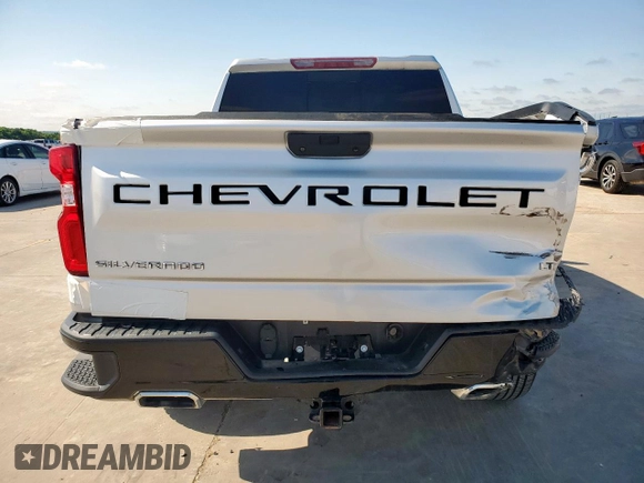 2021 Chevrolet Silverado 1500 LT Trail Boss with VIN 3GCPYFED1MG247406, listed as a Copart auction lot 55861975 with 41,423 mi miles and Salvage Title. Bid and sale history available at DreamBid. Image 6.