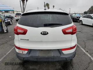 2013 Kia Sportage LX with VIN KNDPB3A25D7448208, listed as a Copart auction lot 49738295 with 161,551 mi miles and Salvage Title. Bid and sale history available at carsss.com. Image 6.