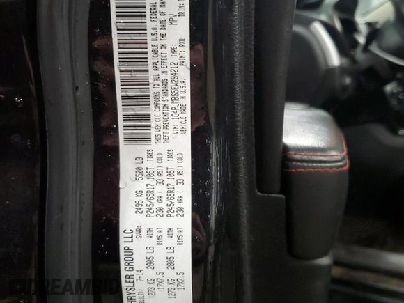 2014 Jeep Cherokee Trailhawk with VIN 1C4PJMBS5EW294212, listed as a Copart auction lot 88816885 with 151,779 mi miles and Salvage title. Bid and sale history available at DreamBid. Image 14.