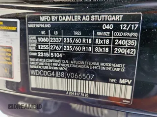 2018 Mercedes-Benz GLC 300 with VIN WDC0G4JB8JV066507, listed as a Copart auction lot 62085185 with Not provided miles and Clean title. Bid and sale history available at DreamBid. Image 13.