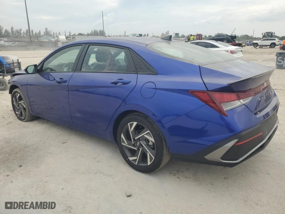 2025 Hyundai Elantra SEL Sport with VIN KMHLM4DG4SU891966, listed as a Copart auction lot 50148875 with 2,620 mi miles and Non Repairable. Bid and sale history available at carsss.com. Image 2.