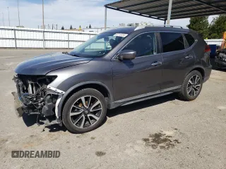 2019 Nissan Rogue SL with VIN 5N1AT2MT8KC774831, listed as a Copart auction lot 52713255 with 105,704 mi miles and Salvage Title. Bid and sale history available at DreamBid. Image 1.