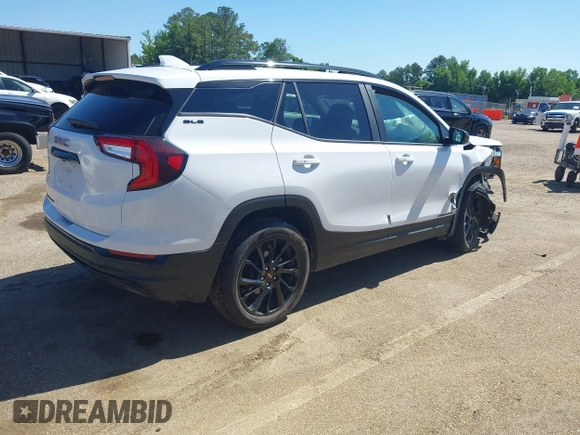 2024 GMC Terrain SLE with VIN 3GKALMEG0RL268673, listed as a IAAI auction lot 42300719 with 11,955 mi miles and . Bid and sale history available at DreamBid. Image 4.
