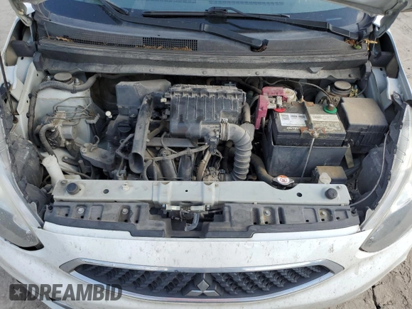 2017 Mitsubishi Mirage SE z VIN ML32A4HJ4HH005082, wystawiony jako Copart lot #56190445 z przebiegiem 114 177 mil mil oraz Szkoda całkowita • Salvage title. Historia ofert i sprzedaży dostępna na DreamBid. Obrazek 12.