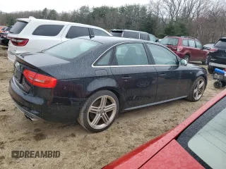 2013 Audi S4 Prestige with VIN WAUKGAFLXDA160587, listed as a Copart auction lot 51561604 with 84,320 mi miles and Non Repairable. Bid and sale history available at carsss.com. Image 3.