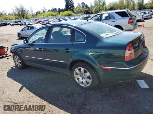 2002 Volkswagen Passat GLX z VIN WVWTH63B72P066013, wystawiony jako Copart lot #53750585 z przebiegiem 114 175 mil mil oraz Szkoda całkowita • Salvage title. Historia ofert i sprzedaży dostępna na DreamBid. Obrazek 2.