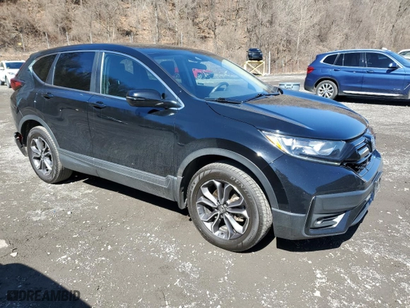 2021 Honda CR-V EX with VIN 7FARW2H56ME003790, listed as a Copart auction lot 50189305 with 154,590 mi miles and Salvage Title. Bid and sale history available at carsss.com. Image 4.