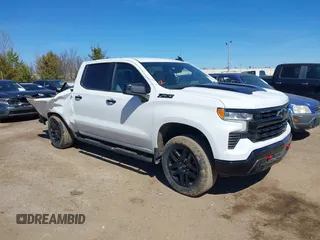 2023 Chevrolet Silverado 1500 LT Trail Boss with VIN 3GCUDFEDXPG253353, listed as a IAAI auction lot 41622661 with 36,487 mi miles and . Bid and sale history available at DreamBid. Image 1.